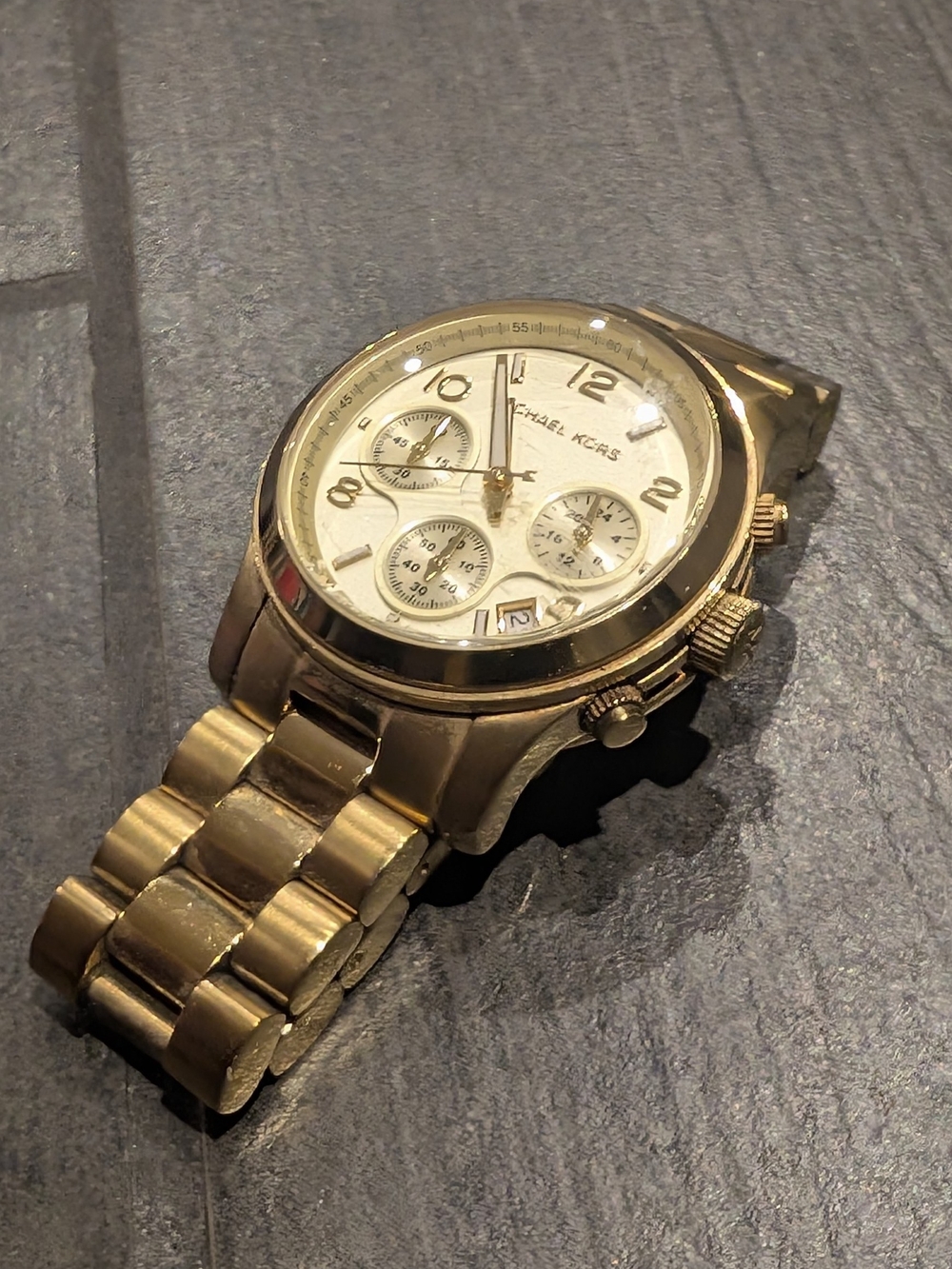 Michael Kors Gold-Tone Men's Chronograph Watch